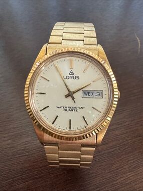 Lorus Women's Gold-Tone Bracelet Watch - Gold Dial